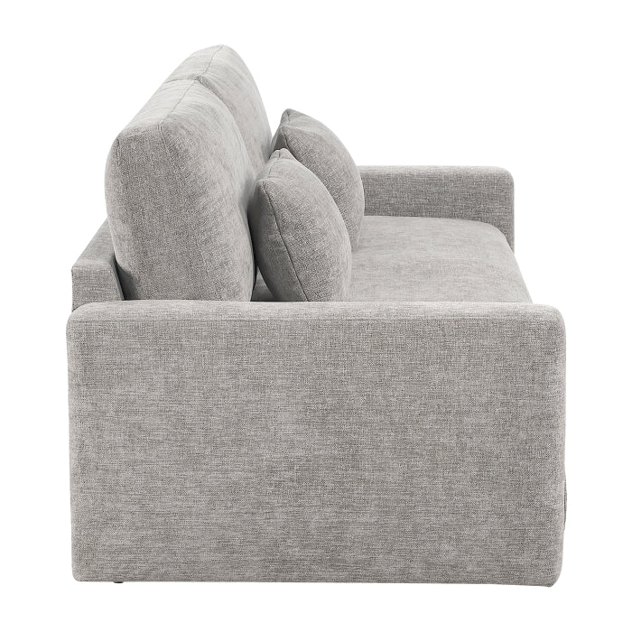 8345GRY-3 Convertible Queen Sleeper Sofa with Charging Ports - 8345GRY-3
