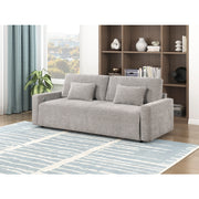 8345GRY-3 Convertible Queen Sleeper Sofa with Charging Ports - 8345GRY-3