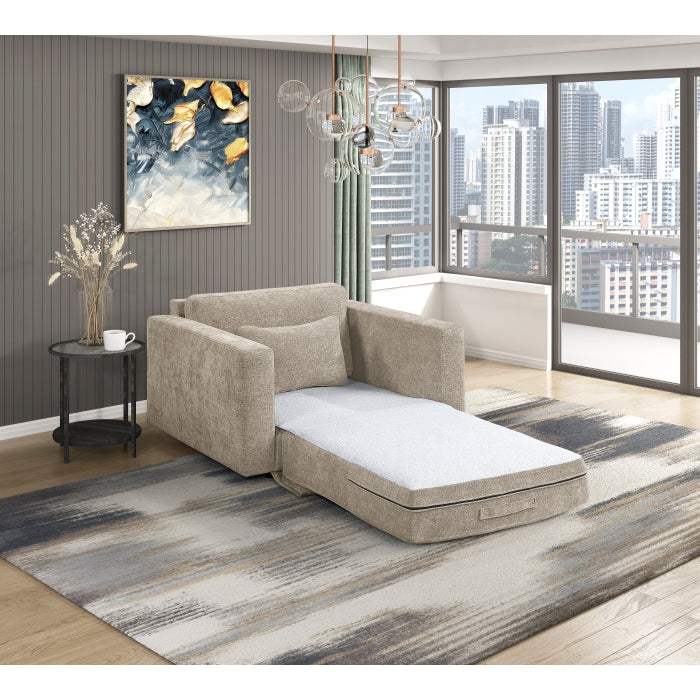8345TPE-1 Convertible Sleeper Chair with Charging Ports - 8345TPE-1