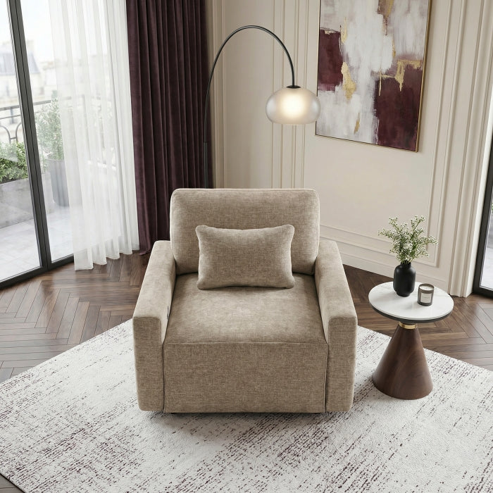 8345TPE-1 Convertible Sleeper Chair with Charging Ports - 8345TPE-1