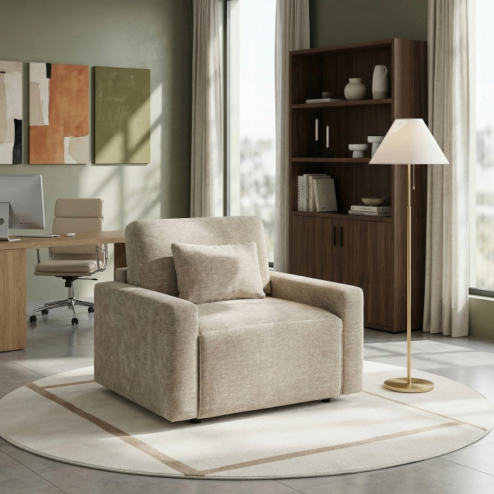 8345TPE-1 Convertible Sleeper Chair with Charging Ports - 8345TPE-1