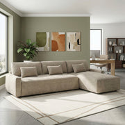 8345TPE*23LRC 2-Piece Sectional with Convertible Queen Sleeper and Right Side Chaise - 8345TPE*23LRC