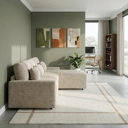 8345TPE*23LRC 2-Piece Sectional with Convertible Queen Sleeper and Right Side Chaise - 8345TPE*23LRC