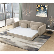 8345TPE-3 Convertible Queen Sleeper Sofa with Charging Ports - 8345TPE-3