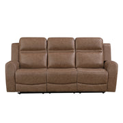 8347BRW-3 Double Reclining Sofa - 8347BRW-3