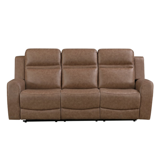8347BRW-3 Double Reclining Sofa - 8347BRW-3