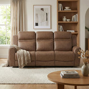 8347BRW-3 Double Reclining Sofa - 8347BRW-3