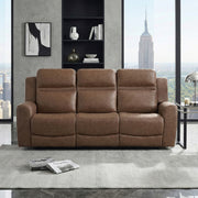 8347BRW-3 Double Reclining Sofa - 8347BRW-3