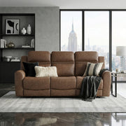 8347BRW-3 Double Reclining Sofa - 8347BRW-3
