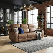 8347BRW-3 Double Reclining Sofa - 8347BRW-3