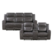 8347CRC*2 2pc Set: Sofa, Love - 8347CRC*2