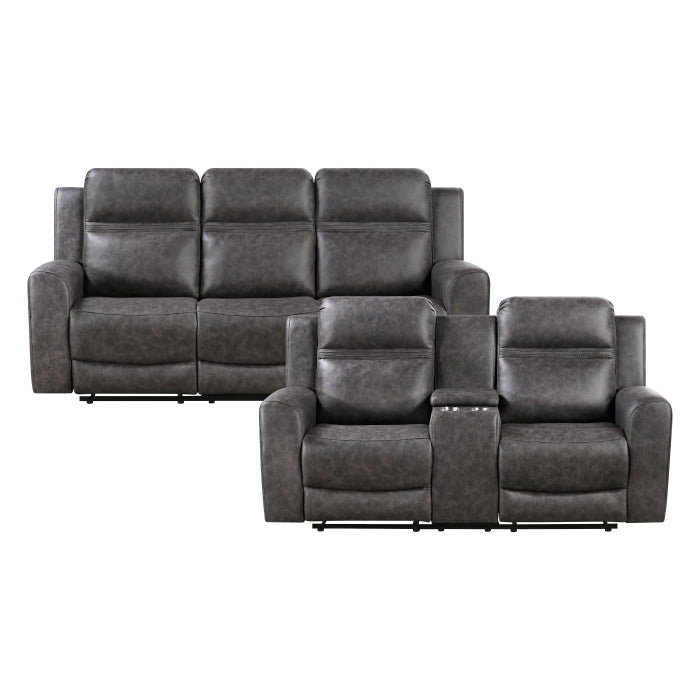 8347CRC*2 2pc Set: Sofa, Love - 8347CRC*2