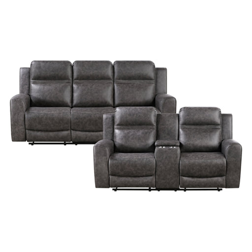 8347CRC*2 2pc Set: Sofa, Love - 8347CRC*2