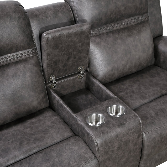 8347CRC-2 Double Reclining Love Seat with Center Console - 8347CRC-2