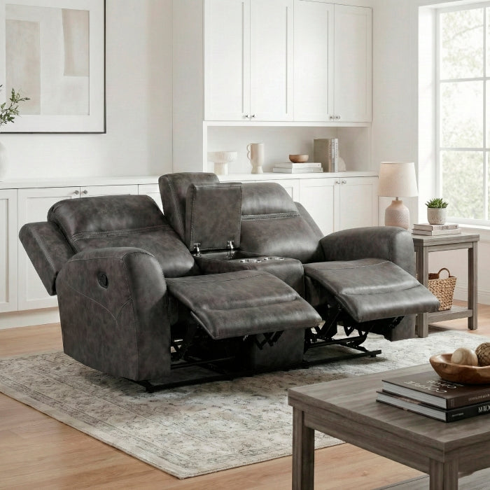 8347CRC-2 Double Reclining Love Seat with Center Console - 8347CRC-2