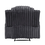 8348DGY-1 Reclining Chair with Cup Holders - 8348DGY-1