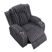 8348DGY-1 Reclining Chair with Cup Holders - 8348DGY-1