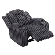 8348DGY-1 Reclining Chair with Cup Holders - 8348DGY-1