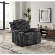 8348DGY-1 Reclining Chair with Cup Holders - 8348DGY-1