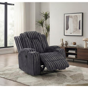 8348DGY-1 Reclining Chair with Cup Holders - 8348DGY-1