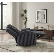8348DGY-1 Reclining Chair with Cup Holders - 8348DGY-1