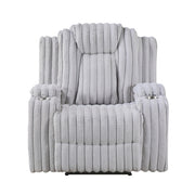 8348GRY-1 Reclining Chair with Cup Holders - 8348GRY-1