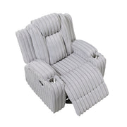 8348GRY-1 Reclining Chair with Cup Holders - 8348GRY-1