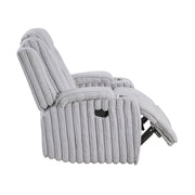 8348GRY-1 Reclining Chair with Cup Holders - 8348GRY-1