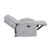 8348GRY-1 Reclining Chair with Cup Holders - 8348GRY-1