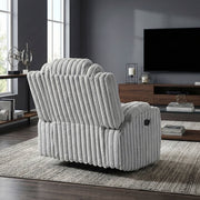 8348GRY-1 Reclining Chair with Cup Holders - 8348GRY-1