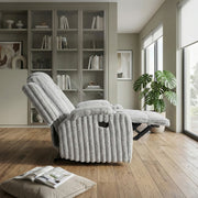 8348GRY-1 Reclining Chair with Cup Holders - 8348GRY-1
