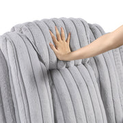 8348GRY-2 Double Reclining Love Seat with Center Console and Cup Holders - 8348GRY-2