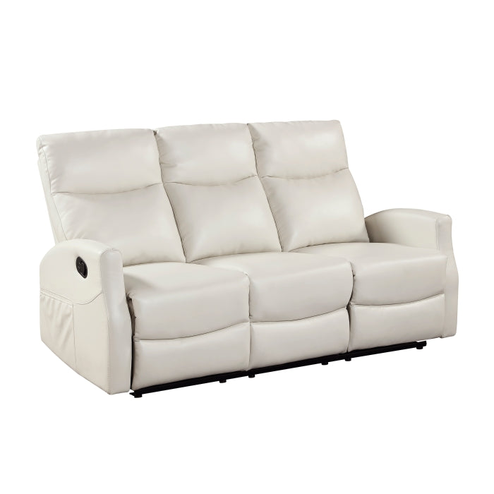 8349BEG*2 2pc Set: Sofa, Love - 8349BEG*2