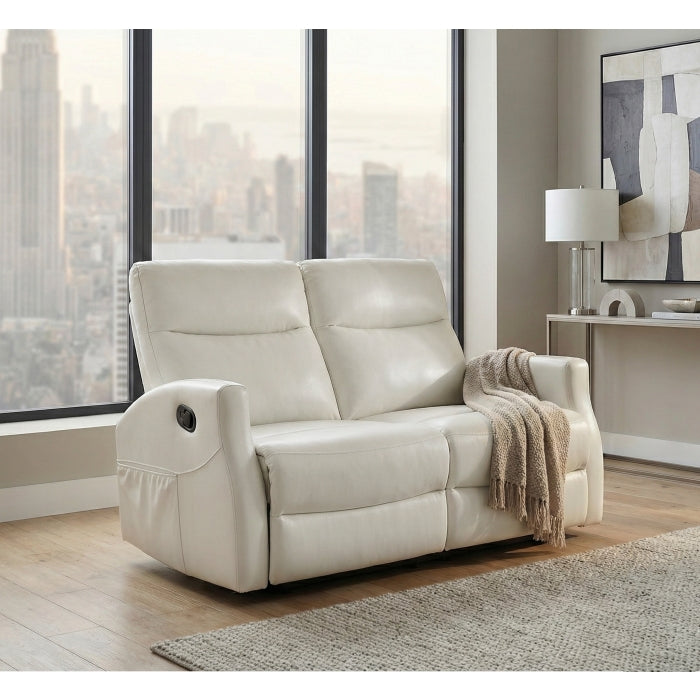 8349BEG-2 Double Reclining Love Seat - 8349BEG-2