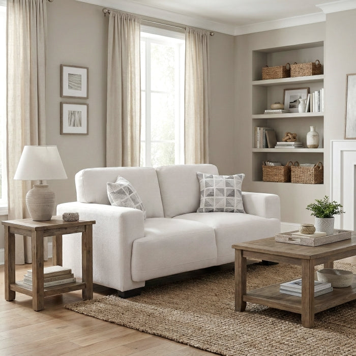 8357BEG-2 Love Seat - 8357BEG-2