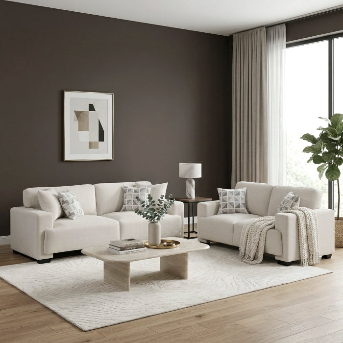 8357BEG-2 Love Seat - 8357BEG-2