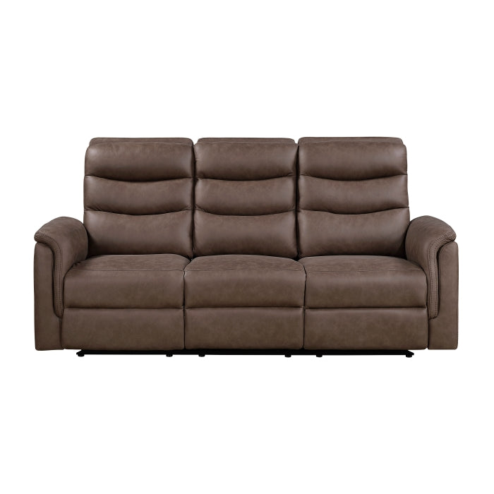 8360BRW*2 2pc Set: Sofa, Love - 8360BRW*2