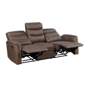 8360BRW*2 2pc Set: Sofa, Love - 8360BRW*2