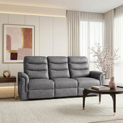 8360GRY-3 Double Reclining Sofa with Drop-down Cup Holders - 8360GRY-3