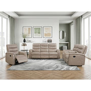 8360TPE-2 Double Glider Reclining Love Seat with  Center Console - 8360TPE-2