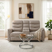 8360TPE-2 Double Glider Reclining Love Seat with  Center Console - 8360TPE-2