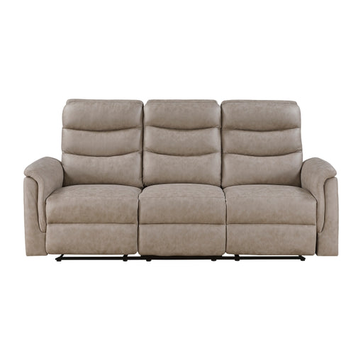 8360TPE-3 Double Reclining Sofa with Drop-down Cup Holders - 8360TPE-3