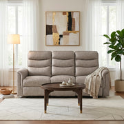 8360TPE-3 Double Reclining Sofa with Drop-down Cup Holders - 8360TPE-3