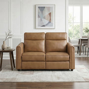 8368BRW-2A1PW* (4)Power Double Reclining Love Seat with Rounded Track Arms - 8368BRW-2A1PW*