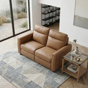 8368BRW-2A1PW* (4)Power Double Reclining Love Seat with Rounded Track Arms - 8368BRW-2A1PW*