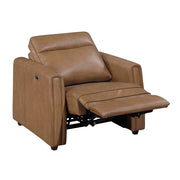 8368BRW-A1PW Power Reclining Chair with Rounded Track Arms - 8368BRW-A1PW