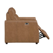 8368BRW-A1PW Power Reclining Chair with Rounded Track Arms - 8368BRW-A1PW