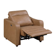 8368BRW-A2PW Power Reclining Chair with Curved Track Arms - 8368BRW-A2PW