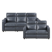 8368NVY*2PWA2 2pc Set: Sofa, Love (Power) - 8368NVY*2PWA2