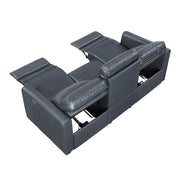 8368NVY-3A1PW* (5)Power Double Reclining Sofa with Rounded Track Arms - 8368NVY-3A1PW*